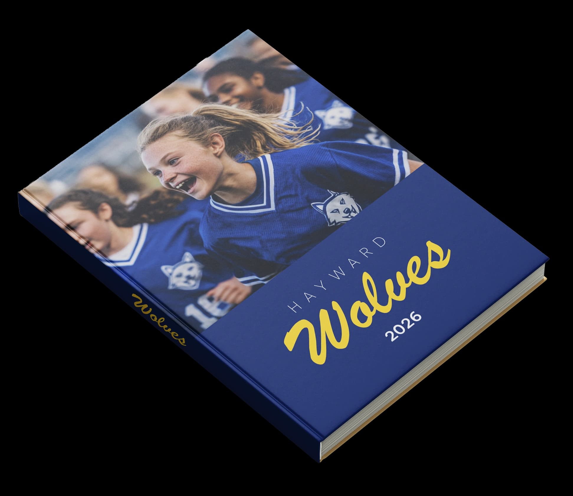 Team Magic printed book example showing a Hayward Wolves team cover